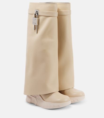 Givenchy Bottes Shark Lock en cuir - Givenchy - Modalova