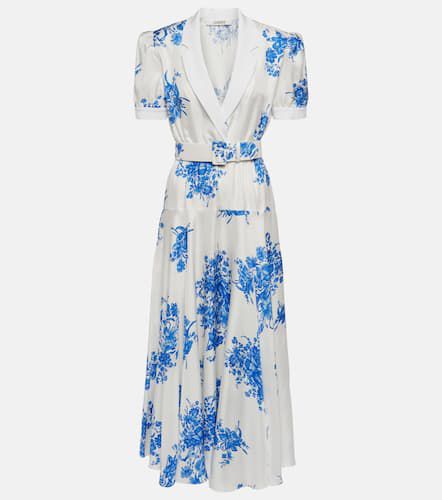 Rodarte Robe midi en soie à fleurs - Rodarte - Modalova