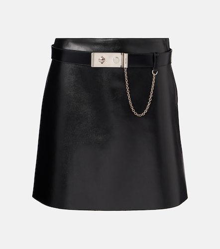 Prada Mini-jupe en cuir - Prada - Modalova