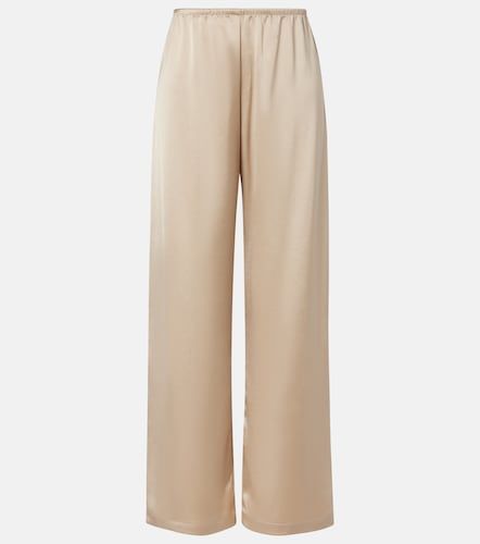 Pantalon ample Barb à taille mi-haute en satin - Leset - Modalova