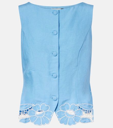 Rixo Gilet Lucca en lin mélangé - Rixo - Modalova