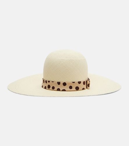 Valentino Chapeau Vlogo en paille - Valentino - Modalova