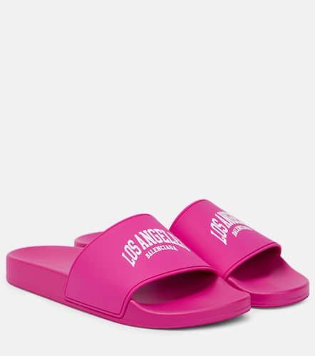 Mules Cities Los Angeles en caoutchouc - Balenciaga - Modalova