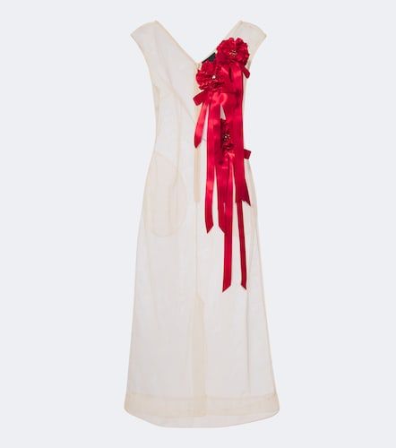 Robe midi en tulle à ornements - Simone Rocha - Modalova