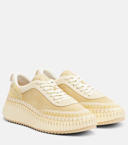 Chloé Baskets à plateforme Nama en daim - Chloe - Modalova
