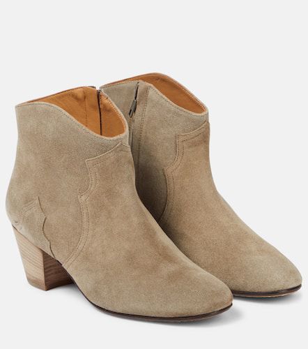 Bottines Dicker en daim - Isabel Marant - Modalova