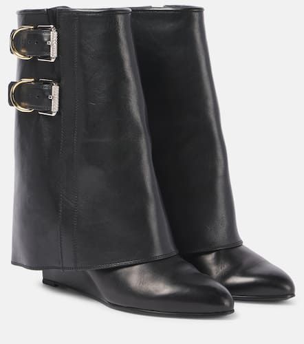 Bottines Shark Lock Buckles en cuir - Givenchy - Modalova