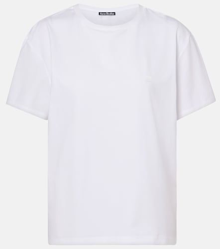 T-shirt Face en coton mélangé - Acne Studios - Modalova