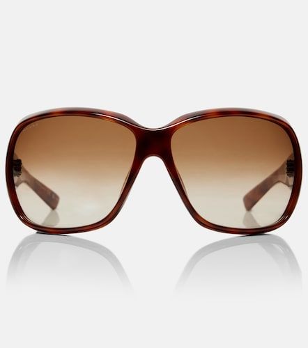 Lunettes de soleil carrées Script - Gucci - Modalova