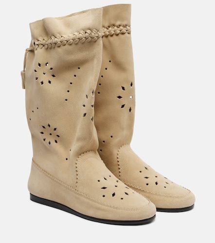 Bottes mi-mollet Welky en daim - Isabel Marant - Modalova