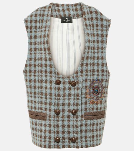 Etro Gilet en laine mélangée - Etro - Modalova