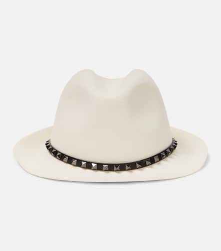 Valentino Fedora Rockstud en laine - Valentino - Modalova