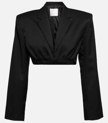 Blazer raccourci en laine - Christopher Esber - Modalova