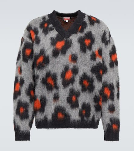 Pull en jacquard d'alpaga et laine mélangés - Kenzo - Modalova