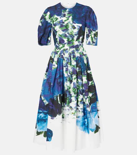 Erdem Robe midi en coton à fleurs - Erdem - Modalova