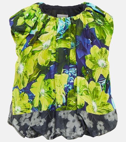 Top en coton et soie à fleurs - Dries Van Noten - Modalova