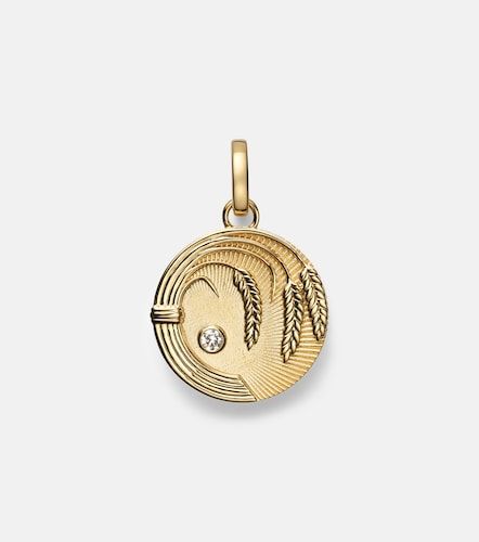 Collier Infinite Gratitude Braided Wheat Medium en or 18 ct et diamant - FoundRae - Modalova