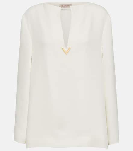 Blouse Cady Couture en soie - Valentino - Modalova