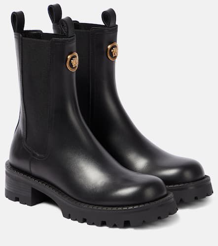 Bottines Chelsea Medusa en cuir - Versace - Modalova