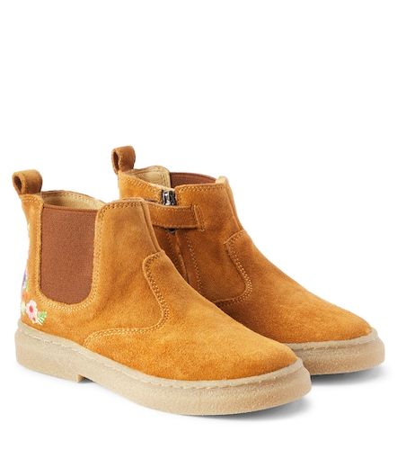 Bottines Trix Back en daim - Pom d'Api - Modalova