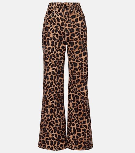 Pantalon ample à motif léopard - Veronica Beard - Modalova