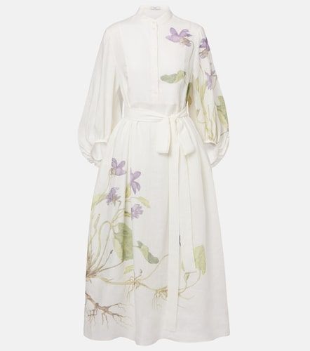 Erdem Robe portefeuille en lin - Erdem - Modalova