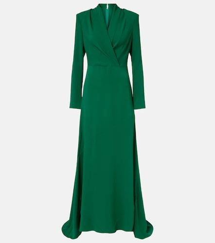 Robe longue en soie mélangée - Oscar de la Renta - Modalova