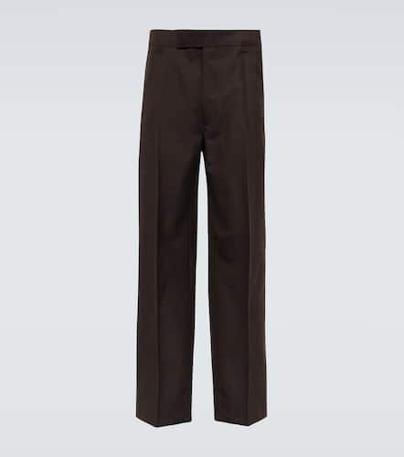 Prada Pantalon en laine à carreaux - Prada - Modalova