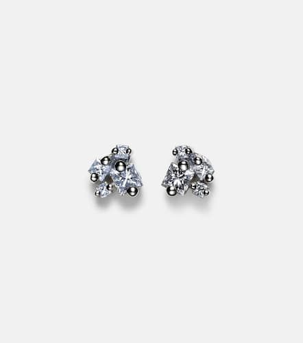 Boucles d'oreilles Princess en or blanc 18 ct et diamants - Suzanne Kalan - Modalova