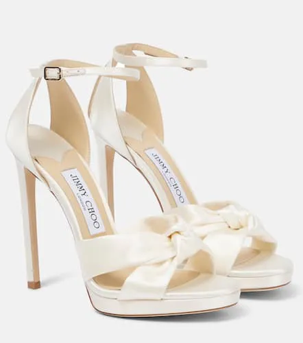 Sandales Rosie 120 en satin - Jimmy Choo - Modalova