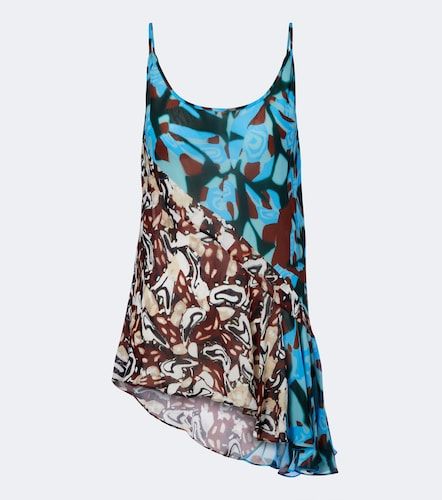 Top asymétrique à imprimé - Dries Van Noten - Modalova