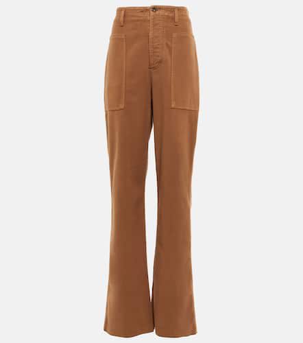 Pantalon à taille haute en coton - Tod's - Modalova