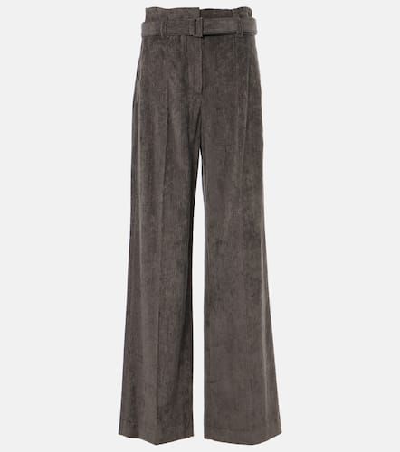Pantalon à taille haute en coton - Brunello Cucinelli - Modalova