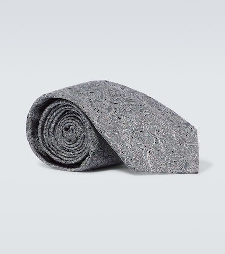 Cravate imprimée en soie - Brunello Cucinelli - Modalova