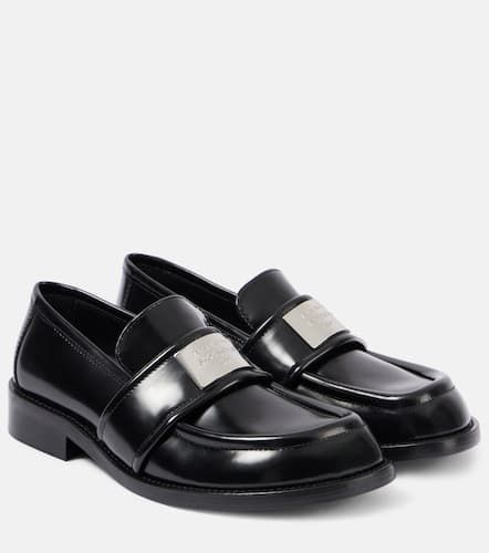 Mocassins en cuir à logo - Acne Studios - Modalova