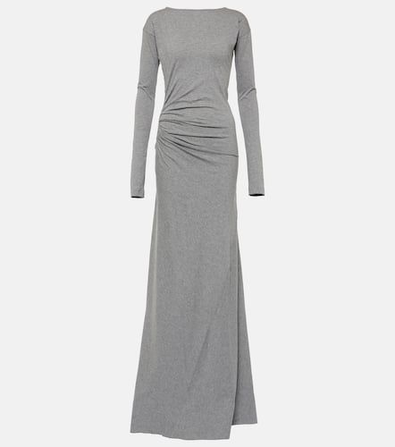 Robe longue en coton - Victoria Beckham - Modalova