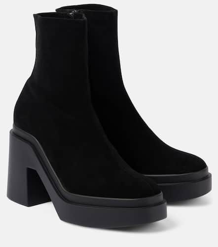 Bottines Nina en daim  plateforme - Clergerie - Modalova
