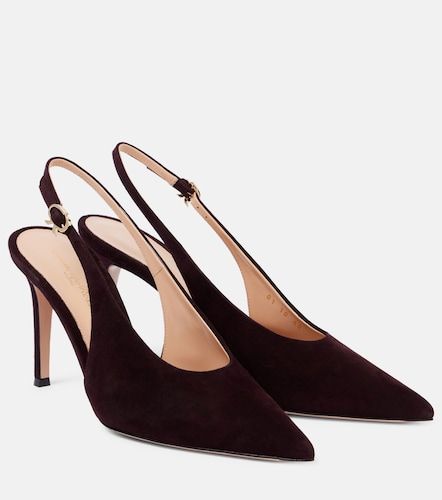 Escarpins slingback Robbie en daim - Gianvito Rossi - Modalova