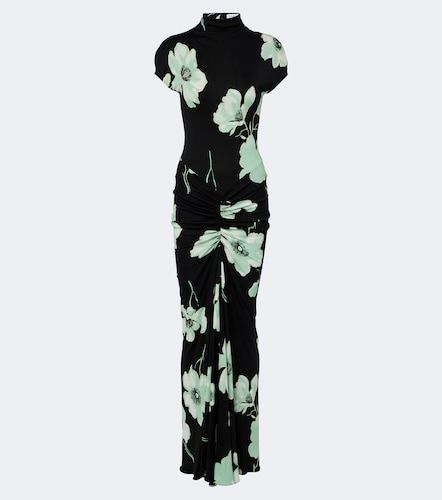 Alaïa Robe longue à imprimé floral - Alaia - Modalova