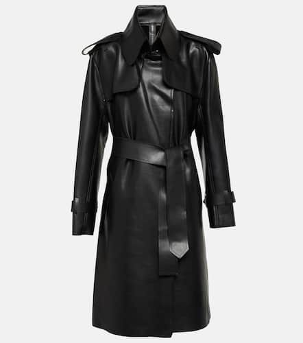 Trench-coat en cuir synthétique - Norma Kamali - Modalova
