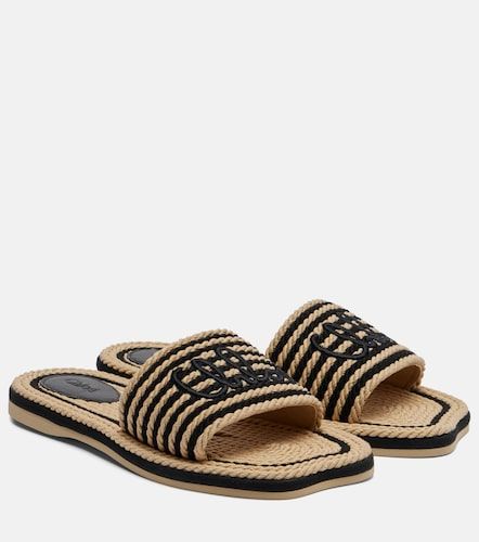 Chloé Mules Sand à logo - Chloe - Modalova