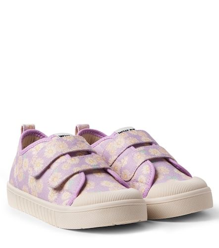 Baskets Bobbie en toile à fleurs - Wheat - Modalova
