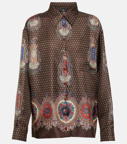 Etro Chemise en soie à pois - Etro - Modalova