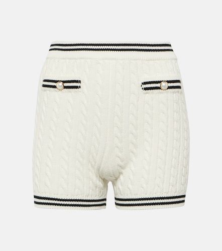 Short en coton à rayures - Alessandra Rich - Modalova