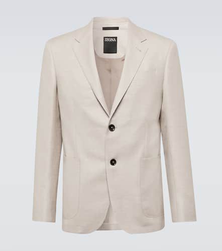 Zegna Blazer en laine mélangée - Zegna - Modalova