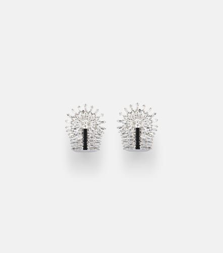 Boucles d'oreilles Eyelash en or blanc 18 ct et diamants - Kamyen - Modalova