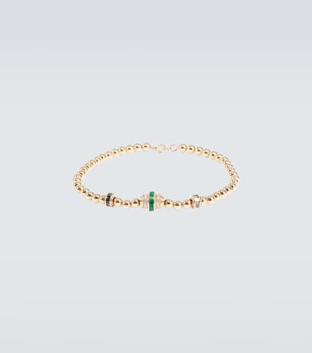 Bracelet Empress en or 18 ct, émeraudes et diamants - Rainbow K - Modalova