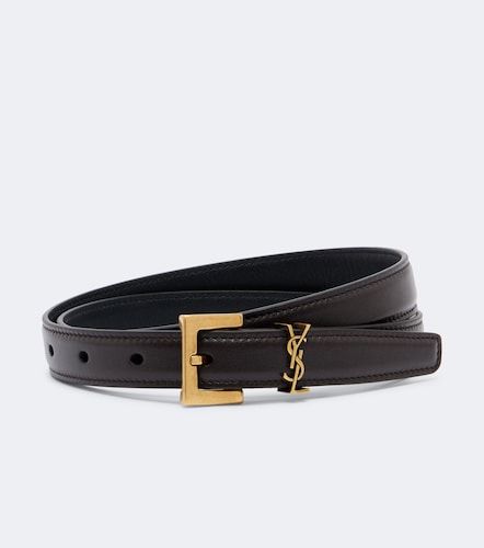 Ceinture Cassandre en cuir - Saint Laurent - Modalova