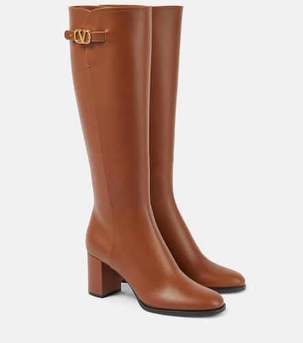 Bottes VLogo Signature en cuir - Valentino Garavani - Modalova