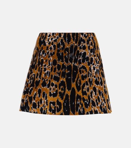 Alaïa Mini-jupe à imprimé léopard - Alaia - Modalova